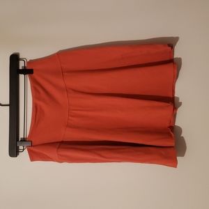 prAna orange jogging skirt size S